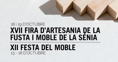 La Sénia torna a convertir-se en el gran aparador de l’artesania i el moble amb la XVII Fira d’Artesania de la Fusta i la XII Festa del Moble